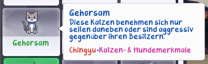 Thumbnail Einer der weiteren Mod Merkmale (Katzen) /// One of the other mod features (Cats) | The font used was “lovers font (By key2urheartt)”.