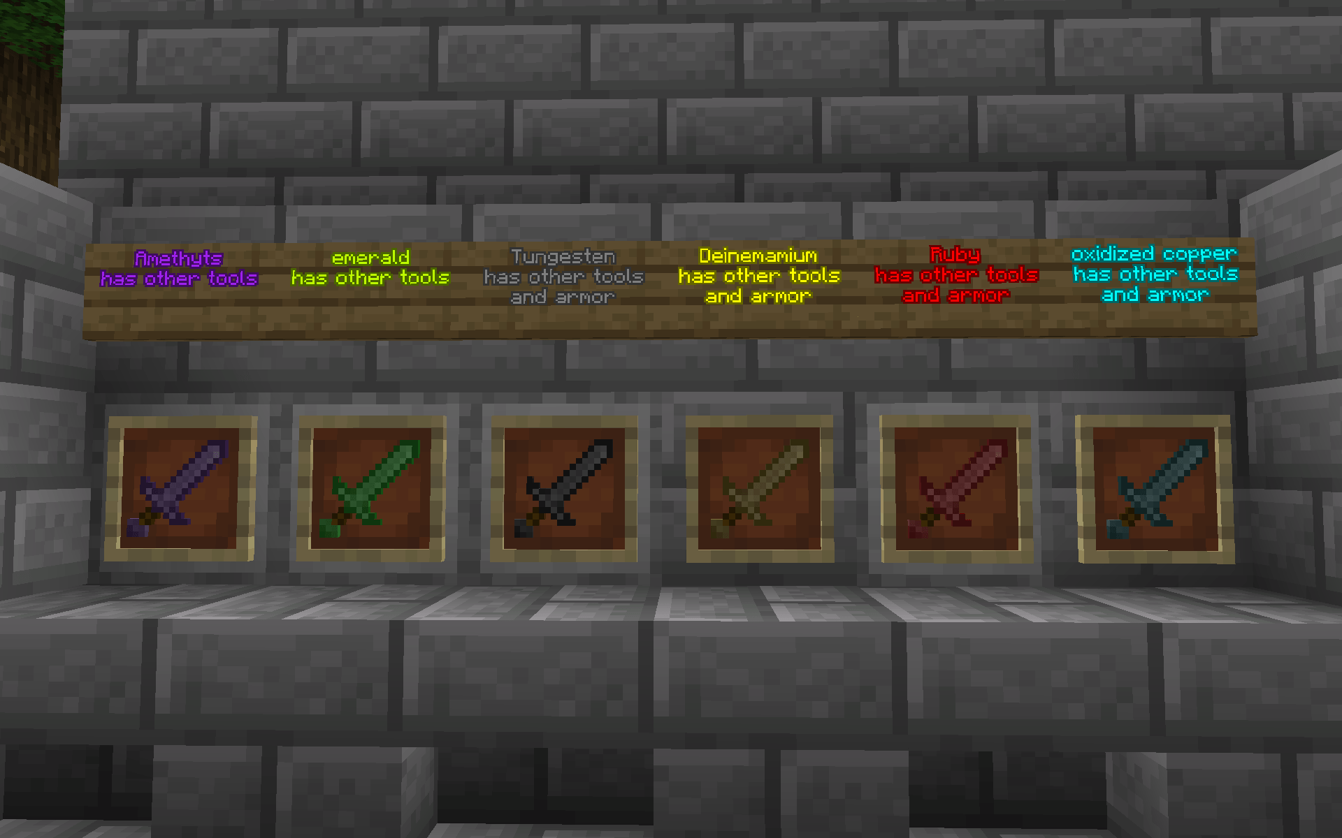 Thumbnail Showing the tools what you can do with the resources from sorvia and or from vanilla