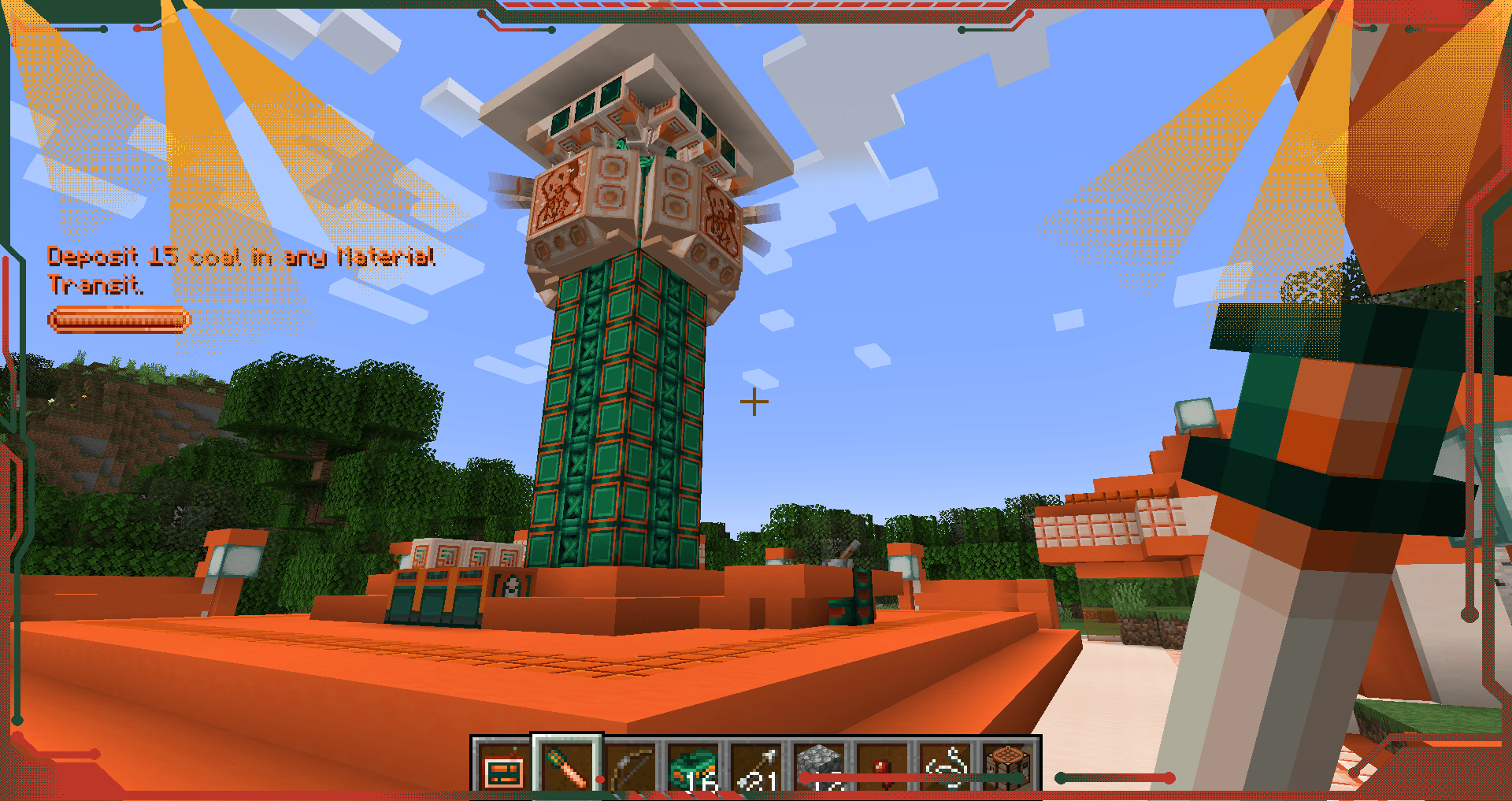 Thumbnail The starting stage while holding a Stasis Stick