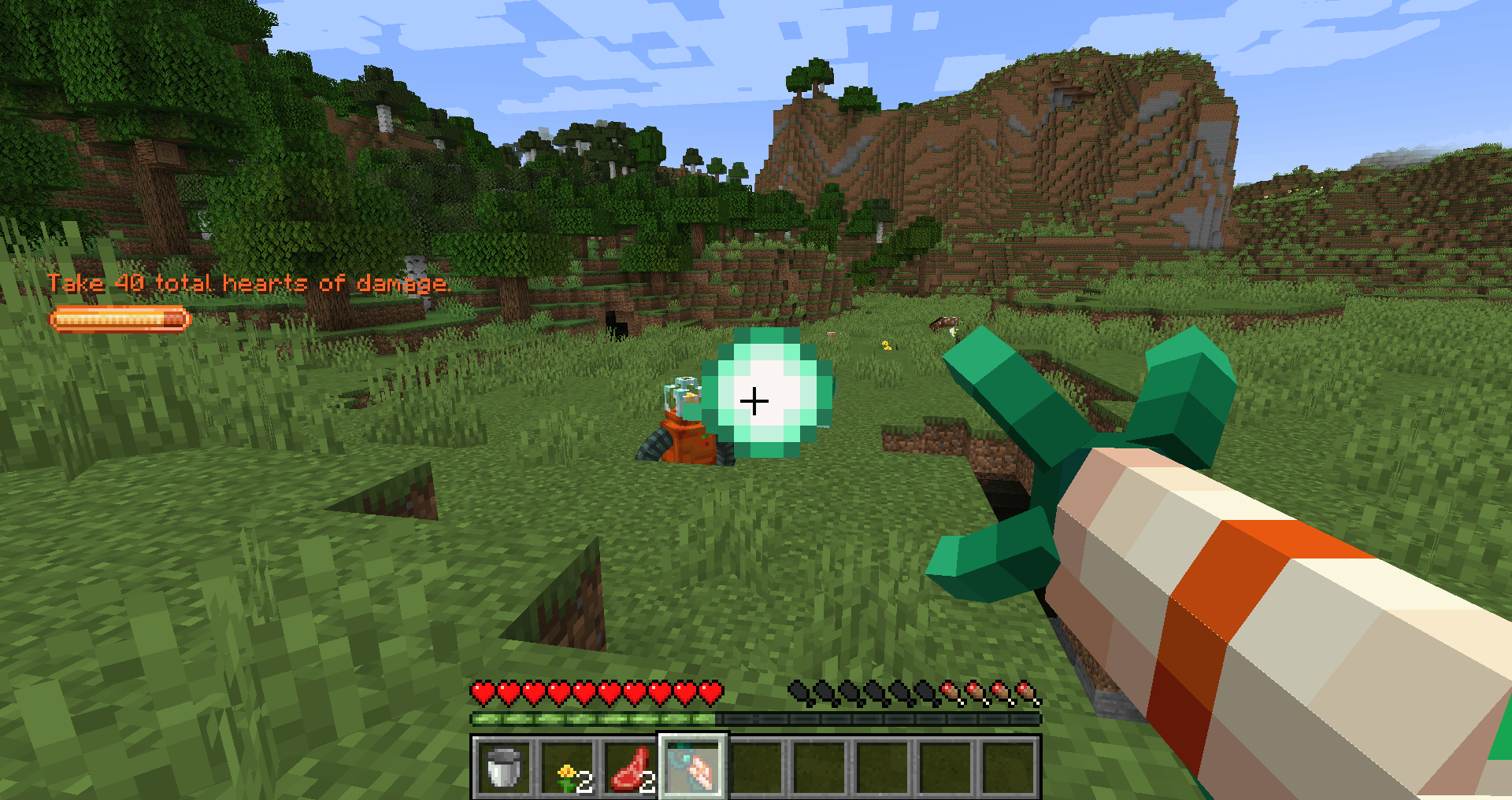 Thumbnail Firing a Shock Orb Launcher at a Handi-bot