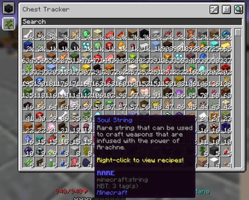 Thumbnail Maximum size of the GUI, usable by the resize widget in the bottom right. Also contains basic support for Hypixel Skyblock (Private Island & Ender Chest). Image from Original mod page.