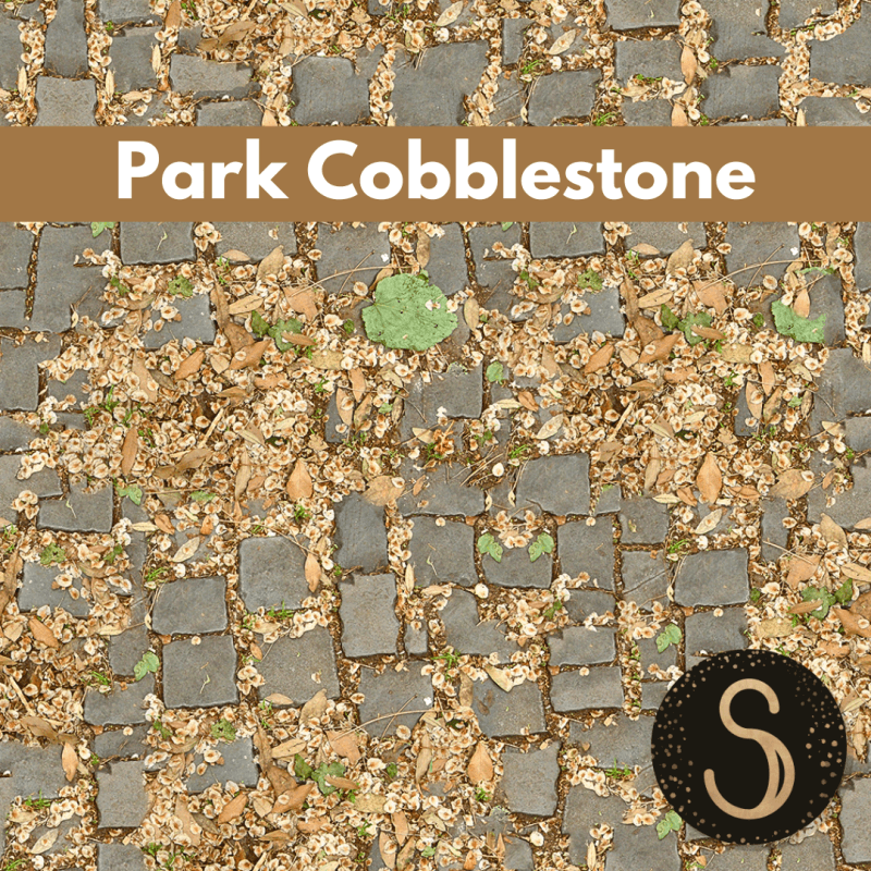 Sims4Luxury - Fall 2024 - Park Cobblestone - Terrain paint