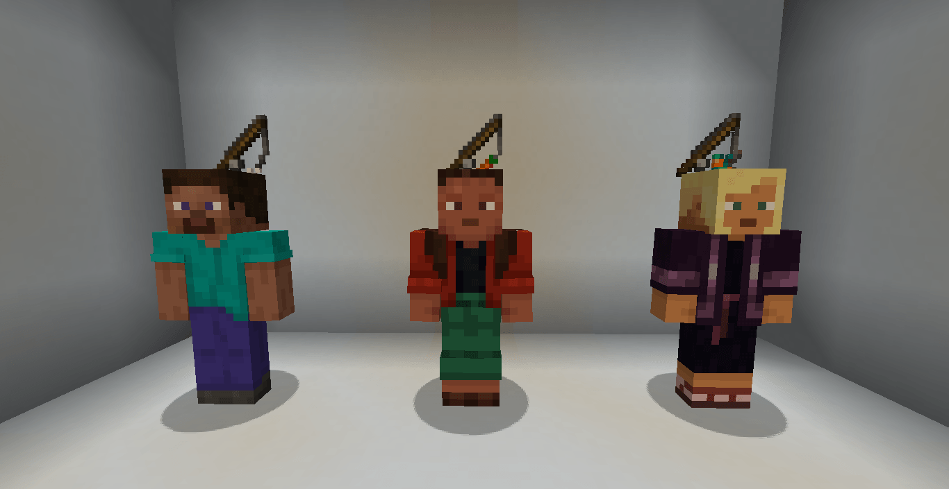 Thumbnail How the items are displayed in vanilla when worn.