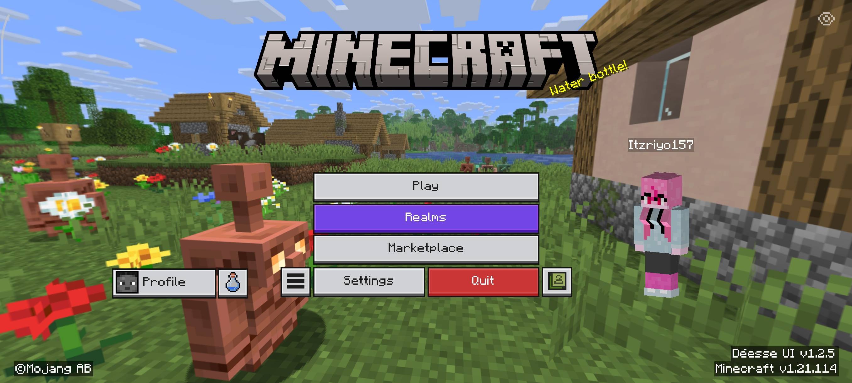 تحميل تيكستشر باك واجهة مستخدم محسّنة لماين كرافت