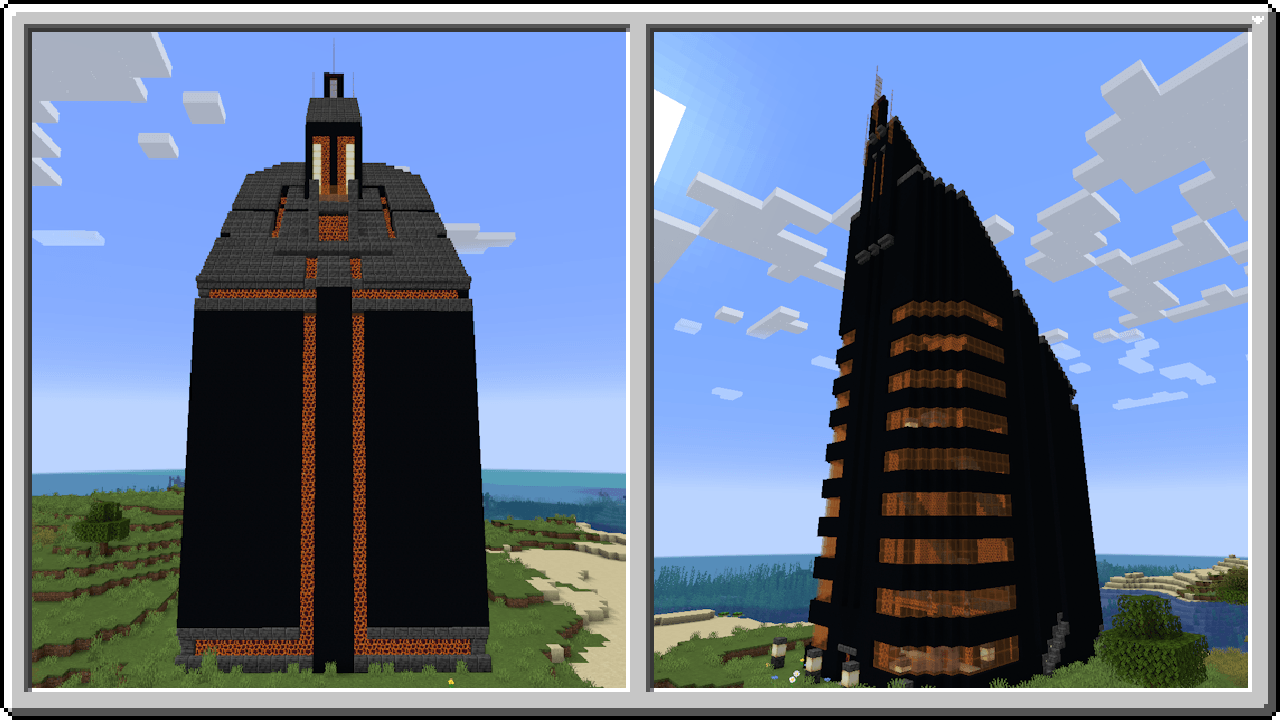 Внутренние коридоры башни