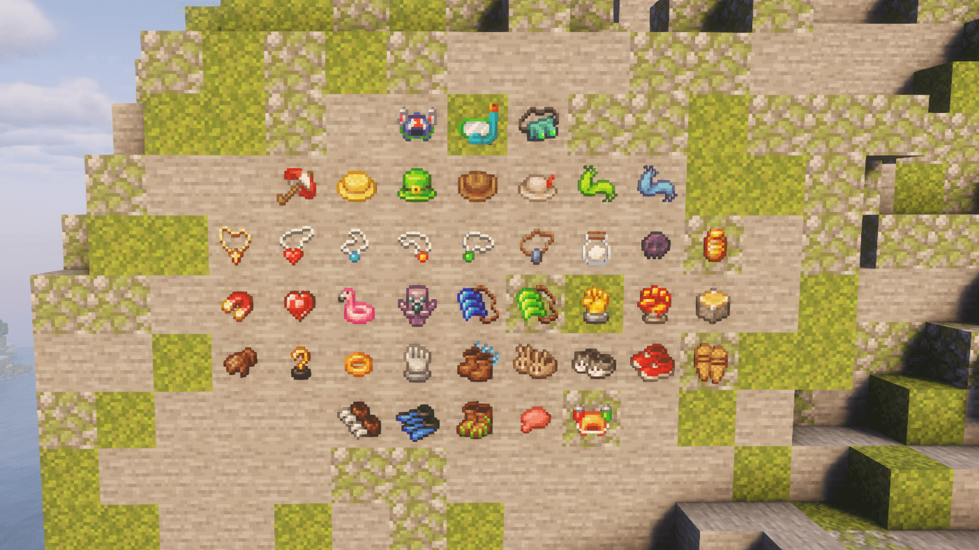Artefacts that can be equipped.
