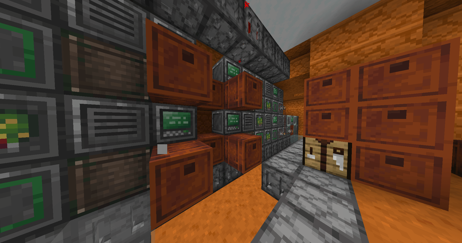 Factory in space, a Create expedition game screenshot