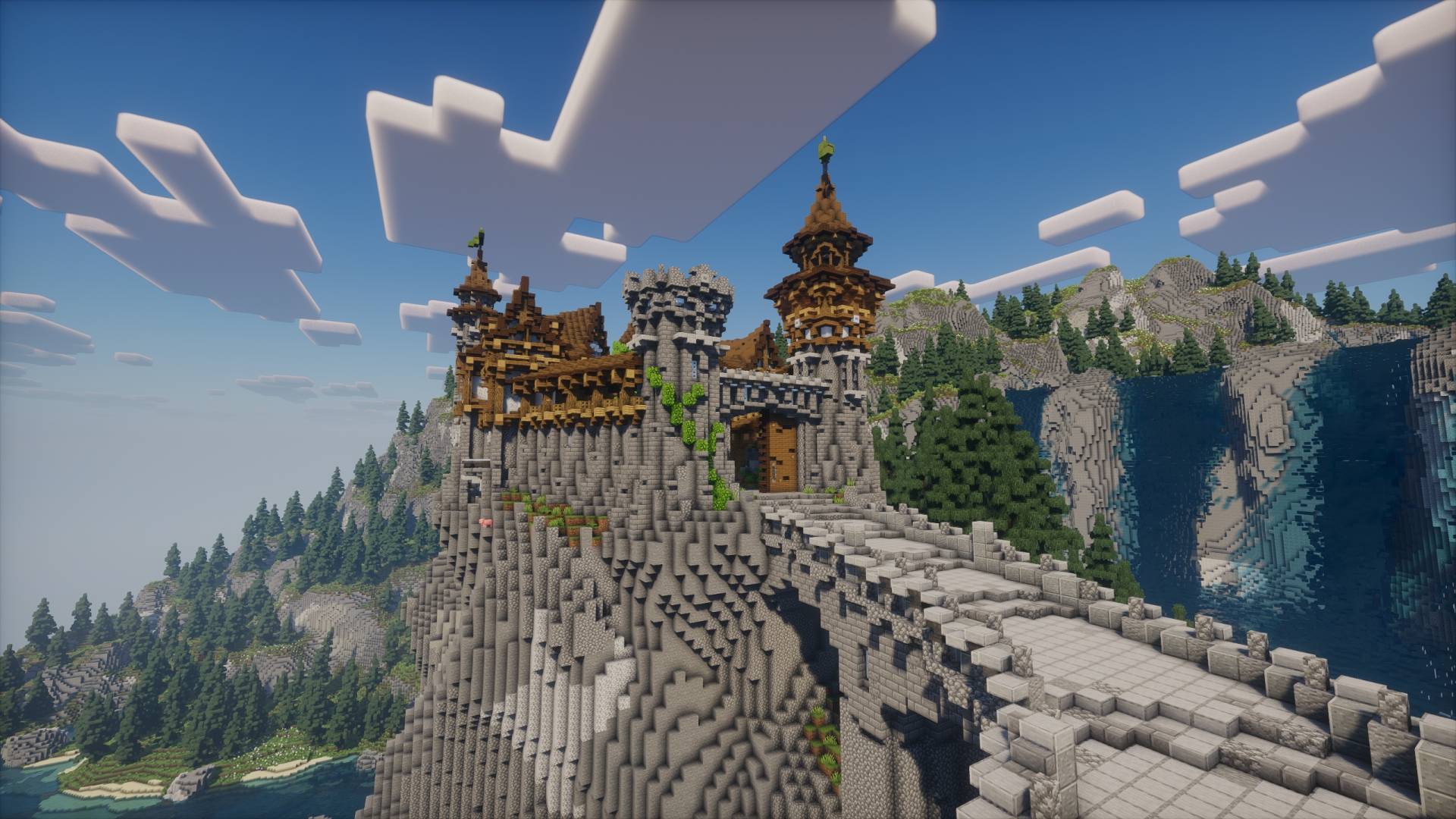 Old Fallen Castle - Medieval & Fantasy Castle - Gallery - Minecraft ...