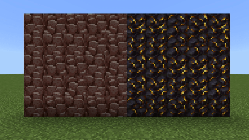 Ancient debris & gilded blackstone