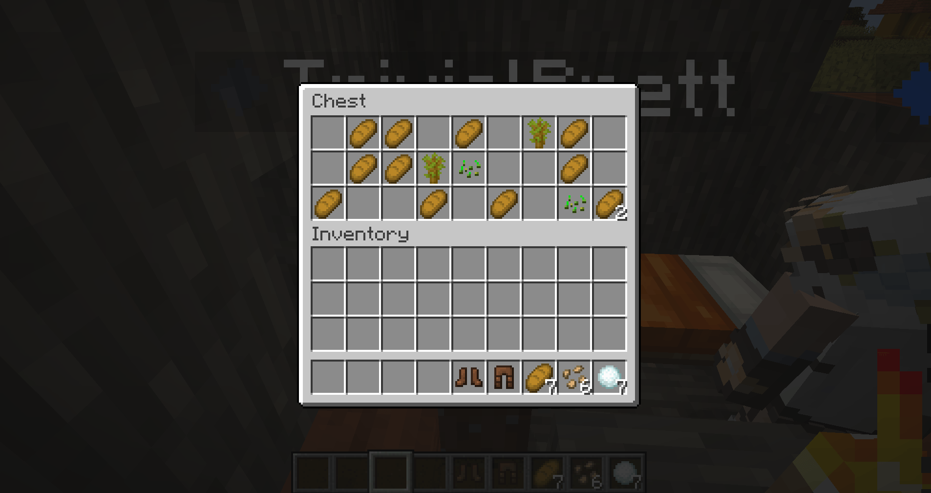 Player one solved the riddle and received their loot