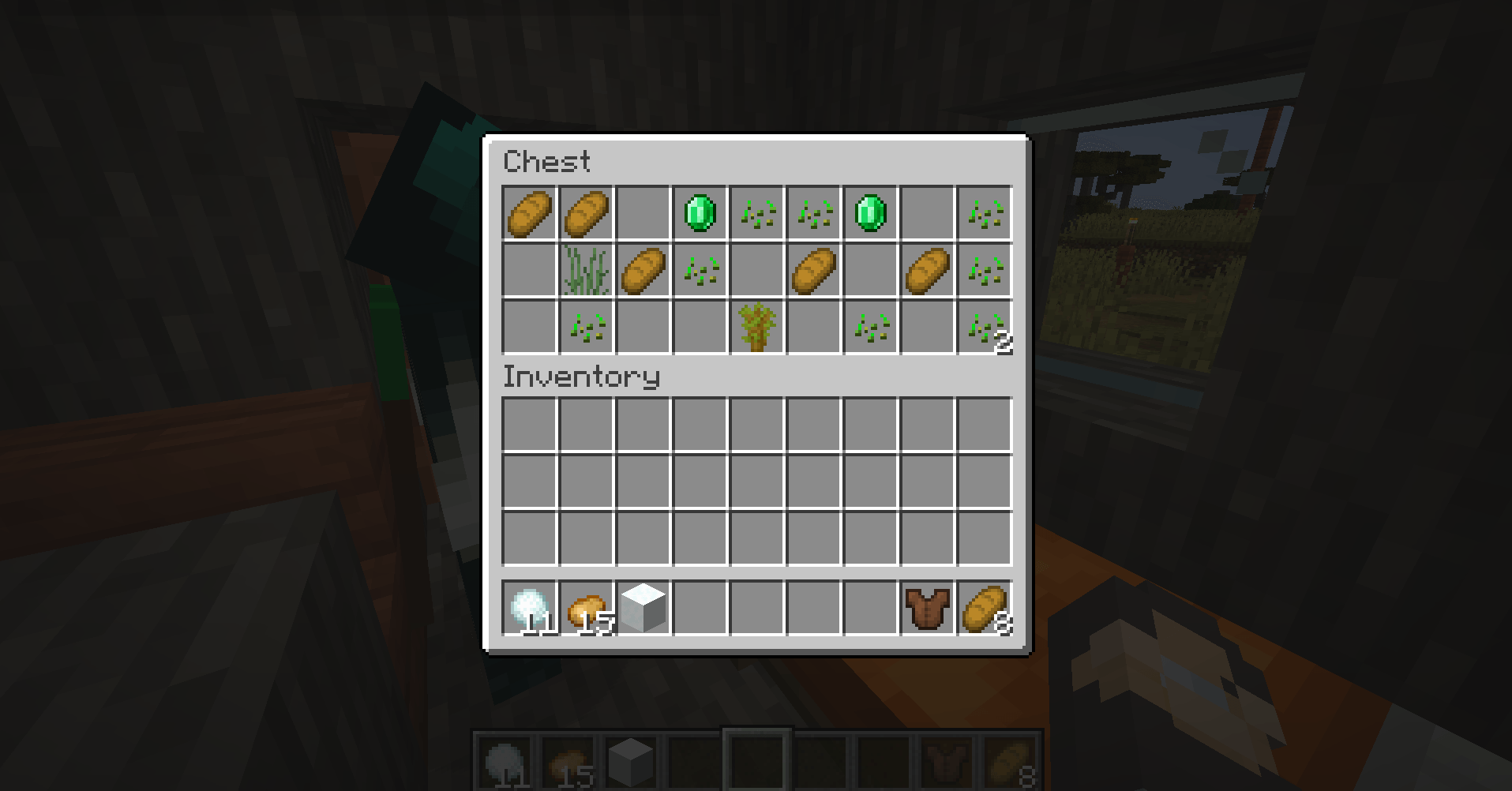 After solving the riddle, player two will also receive loot
