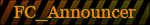 <p>Advertising image for FC_announcer</p>