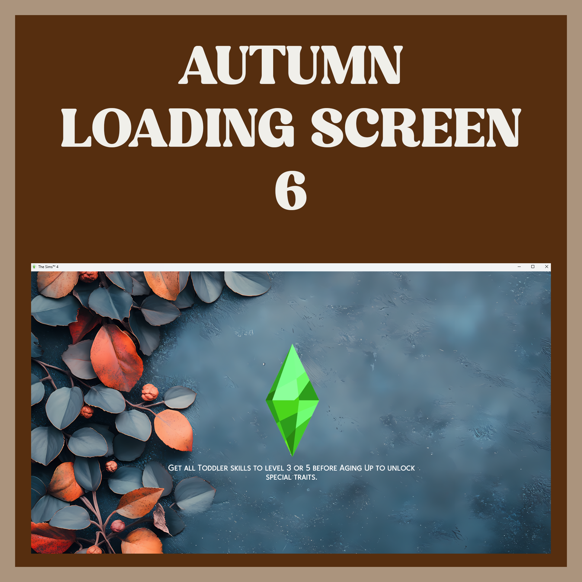 Autumn Loading Screen 6 - Gallery - The Sims 4 Mods - CurseForge