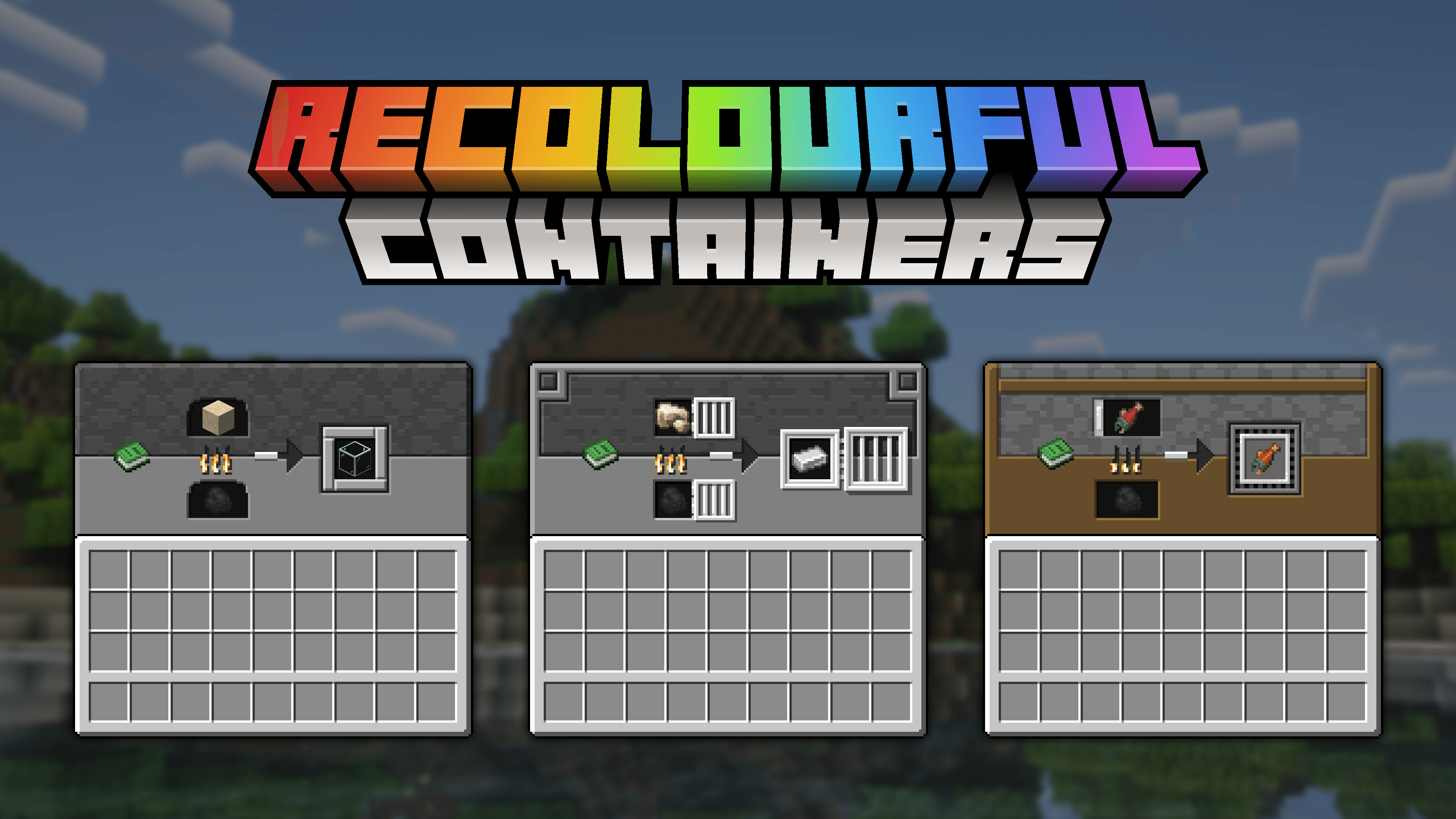 Recolourful Containers GUI + HUD - Minecraft Resource Packs - CurseForge