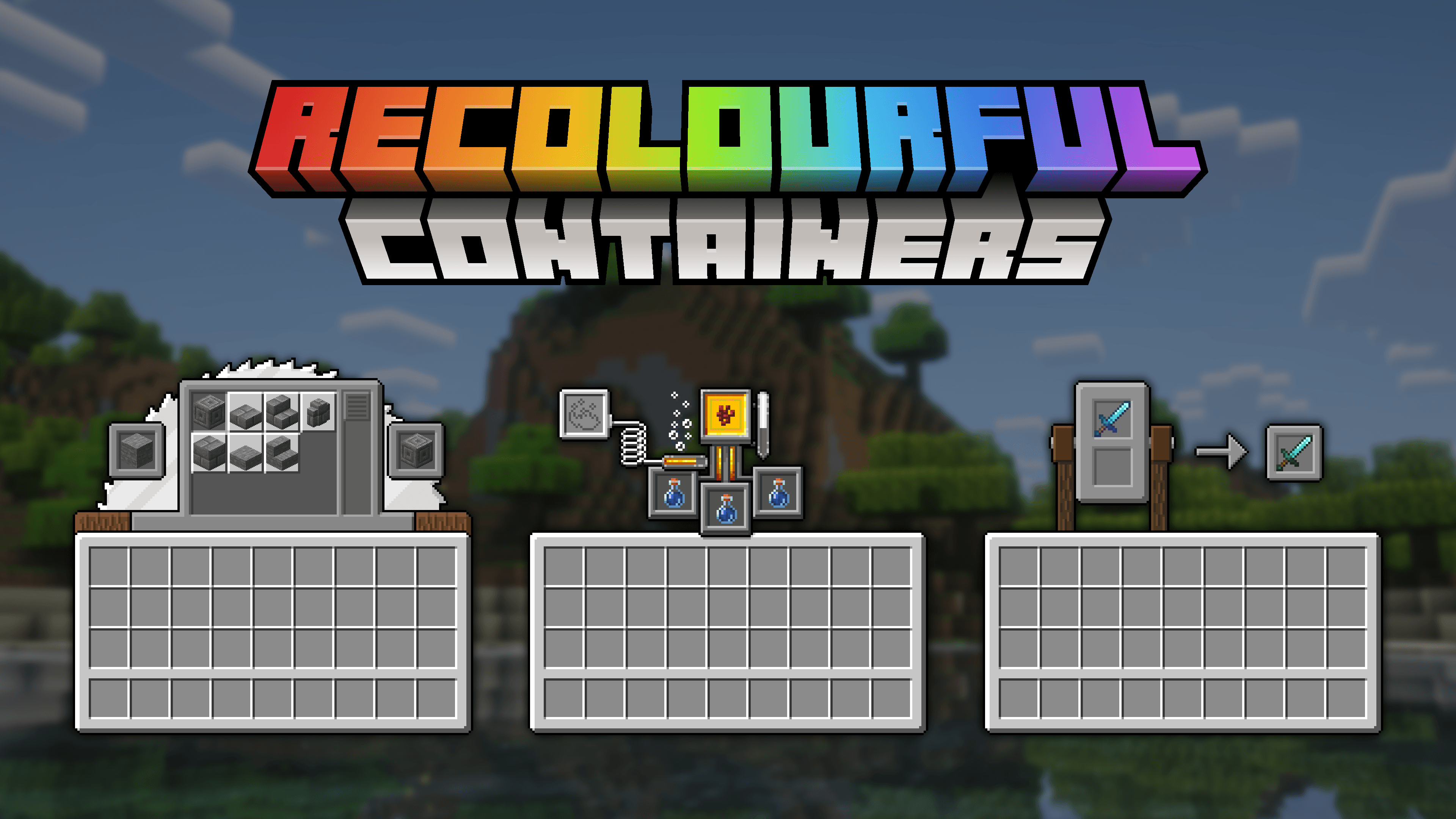 Recolourful Containers GUI + HUD - Minecraft Resource Packs - CurseForge