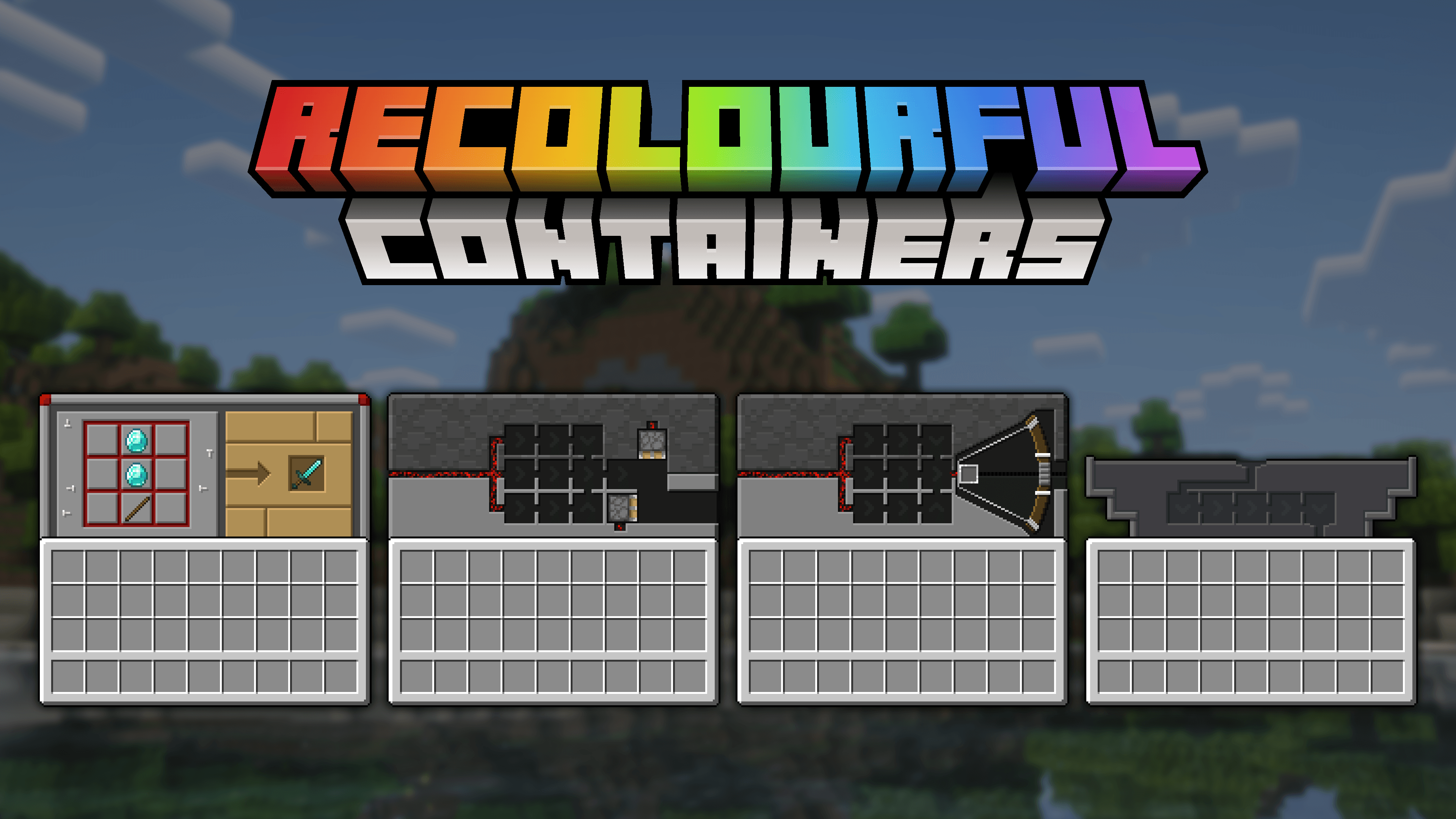 Recolourful Containers GUI + HUD - Minecraft Resource Packs - CurseForge
