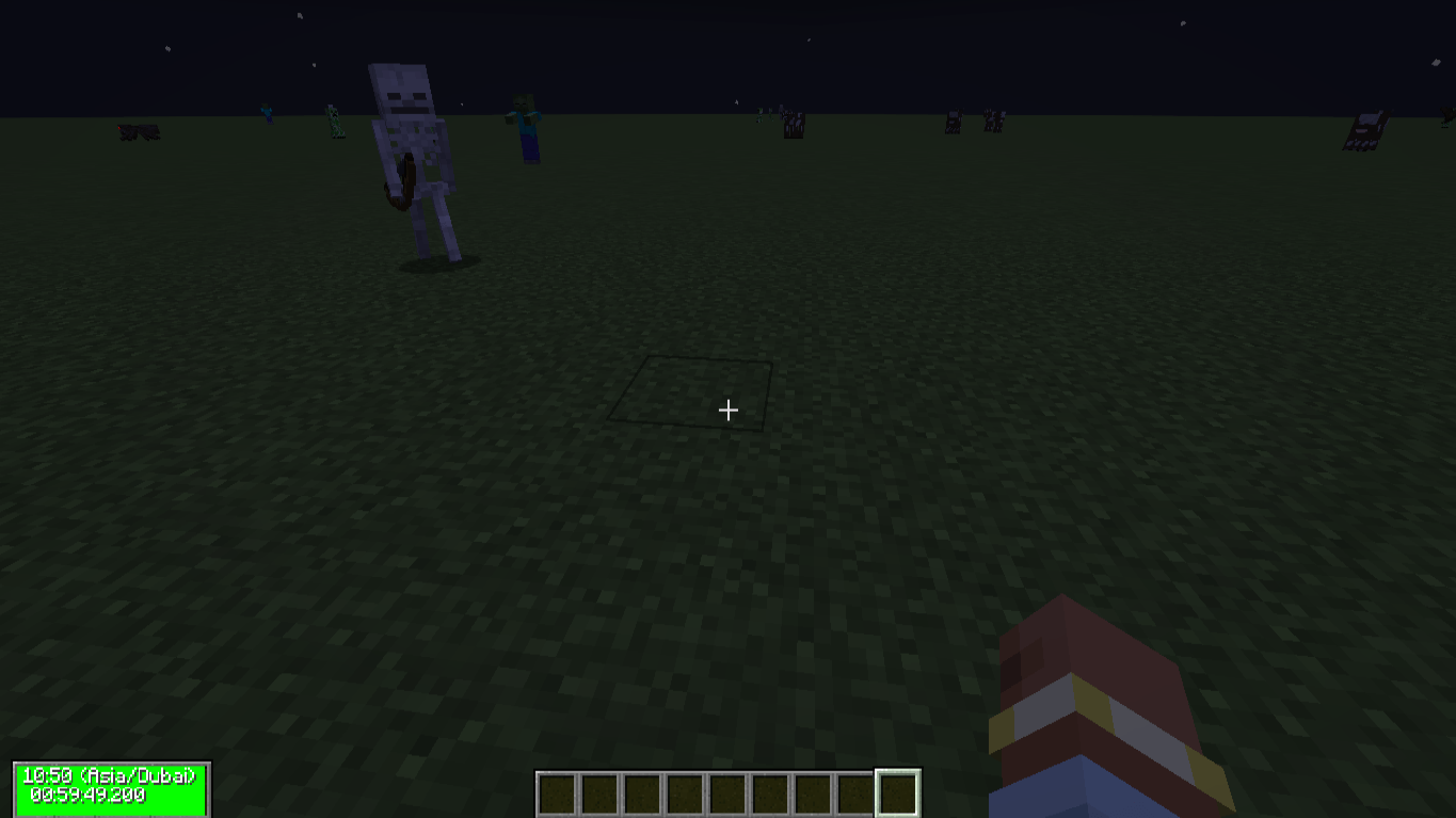 GUI On the bottom left corner used to Show Your remaining Time