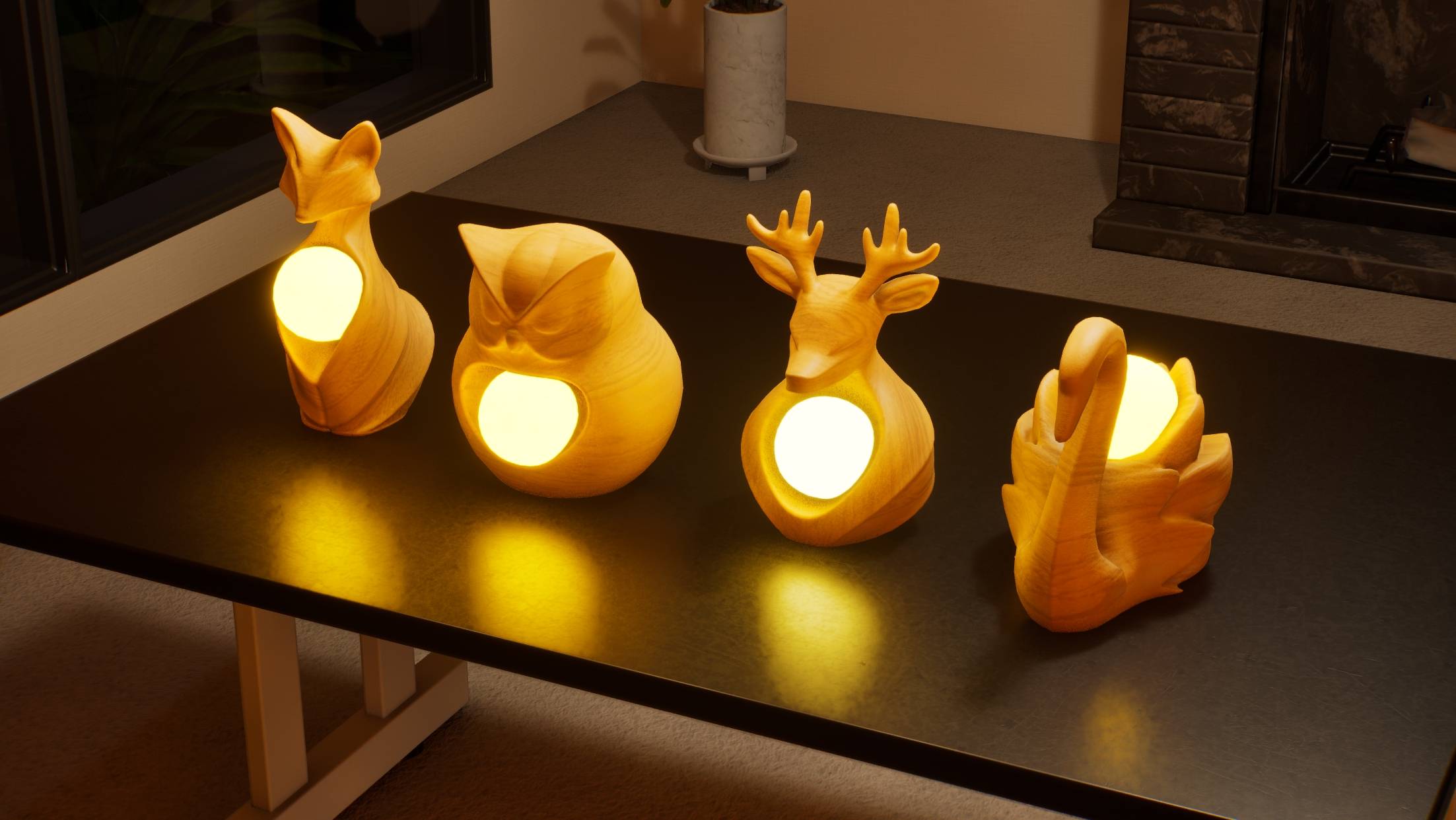 NCTN Fox Lamp
