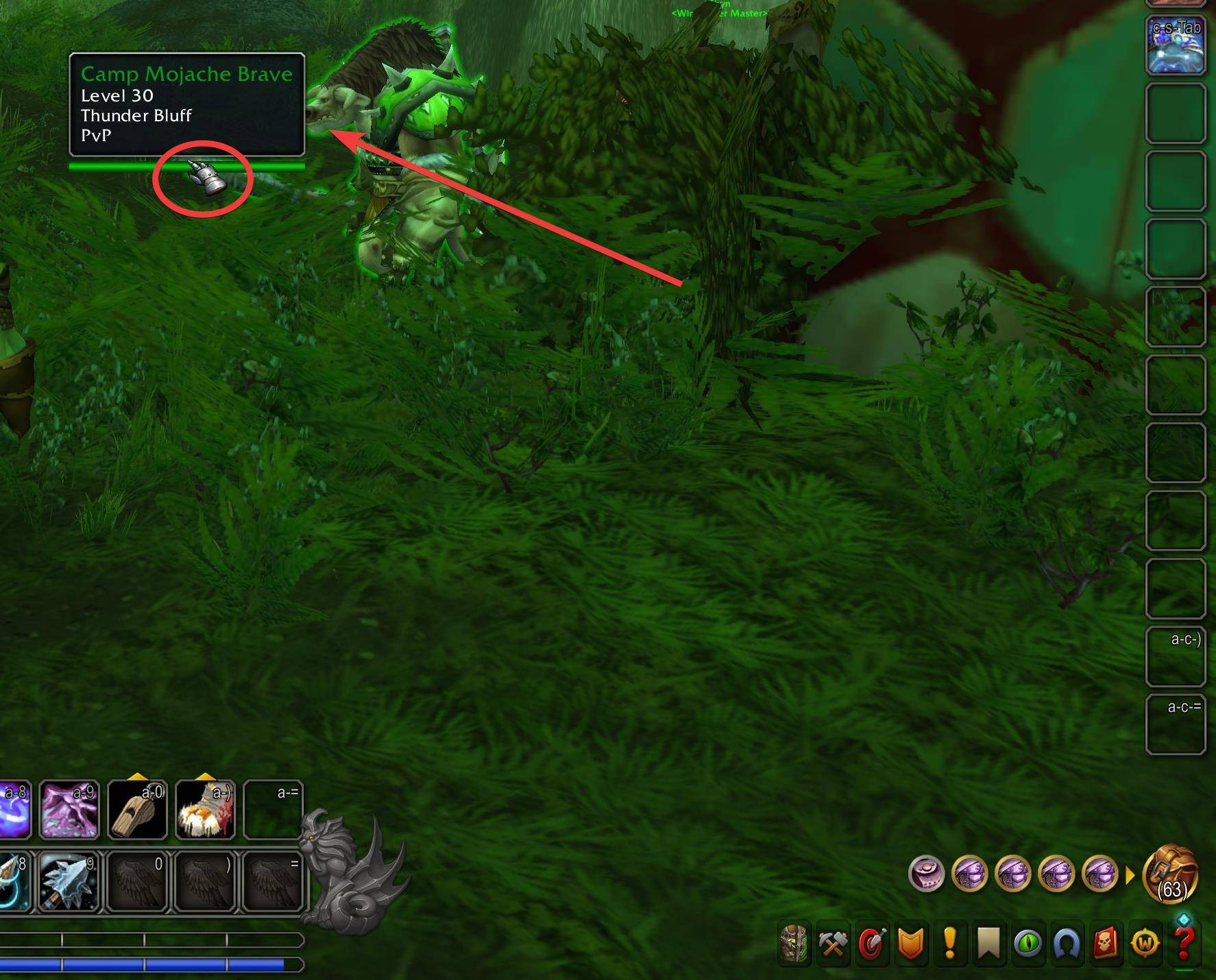 With the addon.