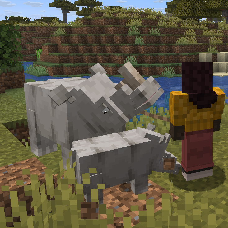 Animal Garden - White Rhinoceros - Gallery - Minecraft Mods - CurseForge