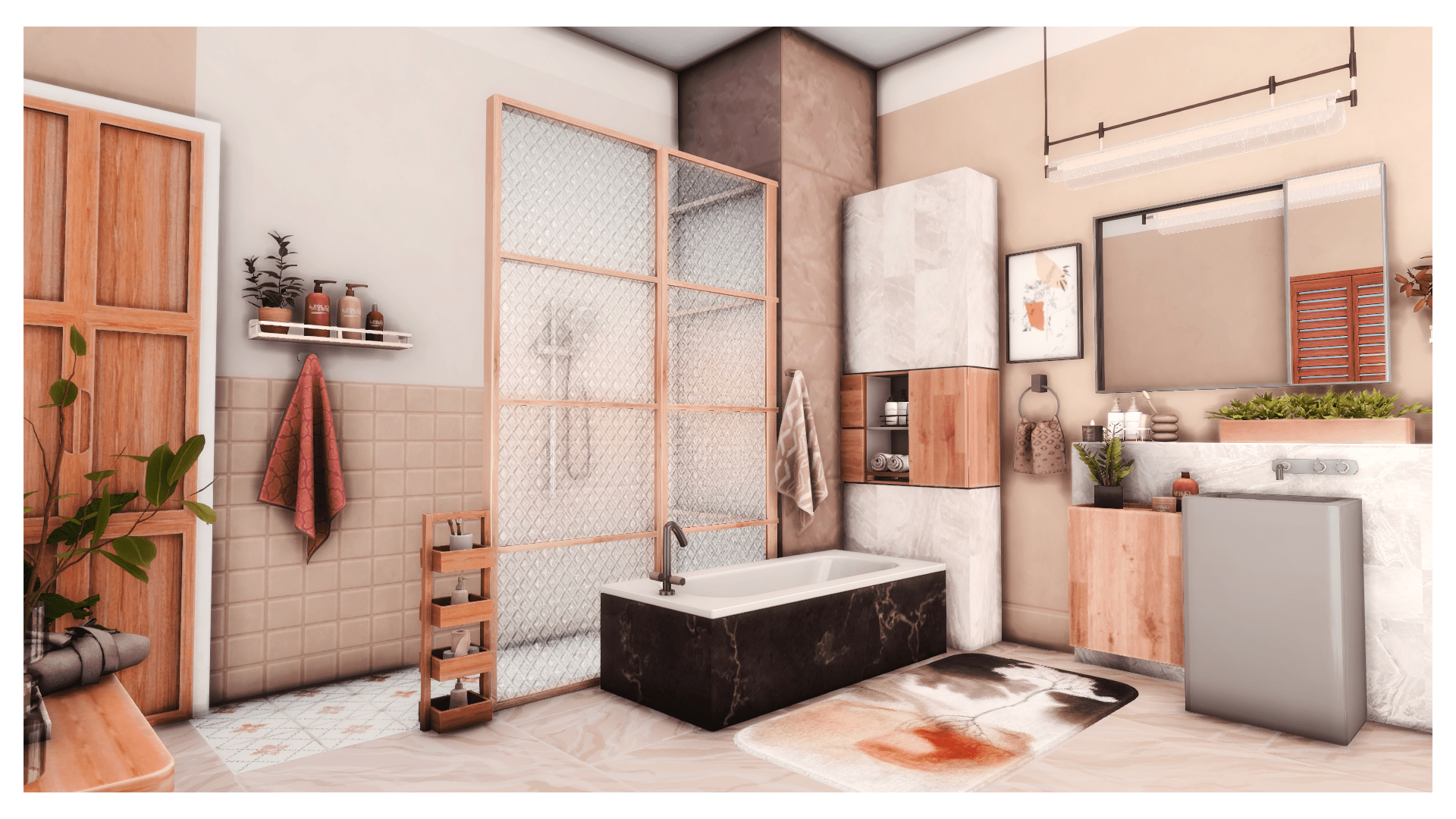 Loena Bathroom - The Sims 4 Rooms / Lots - CurseForge