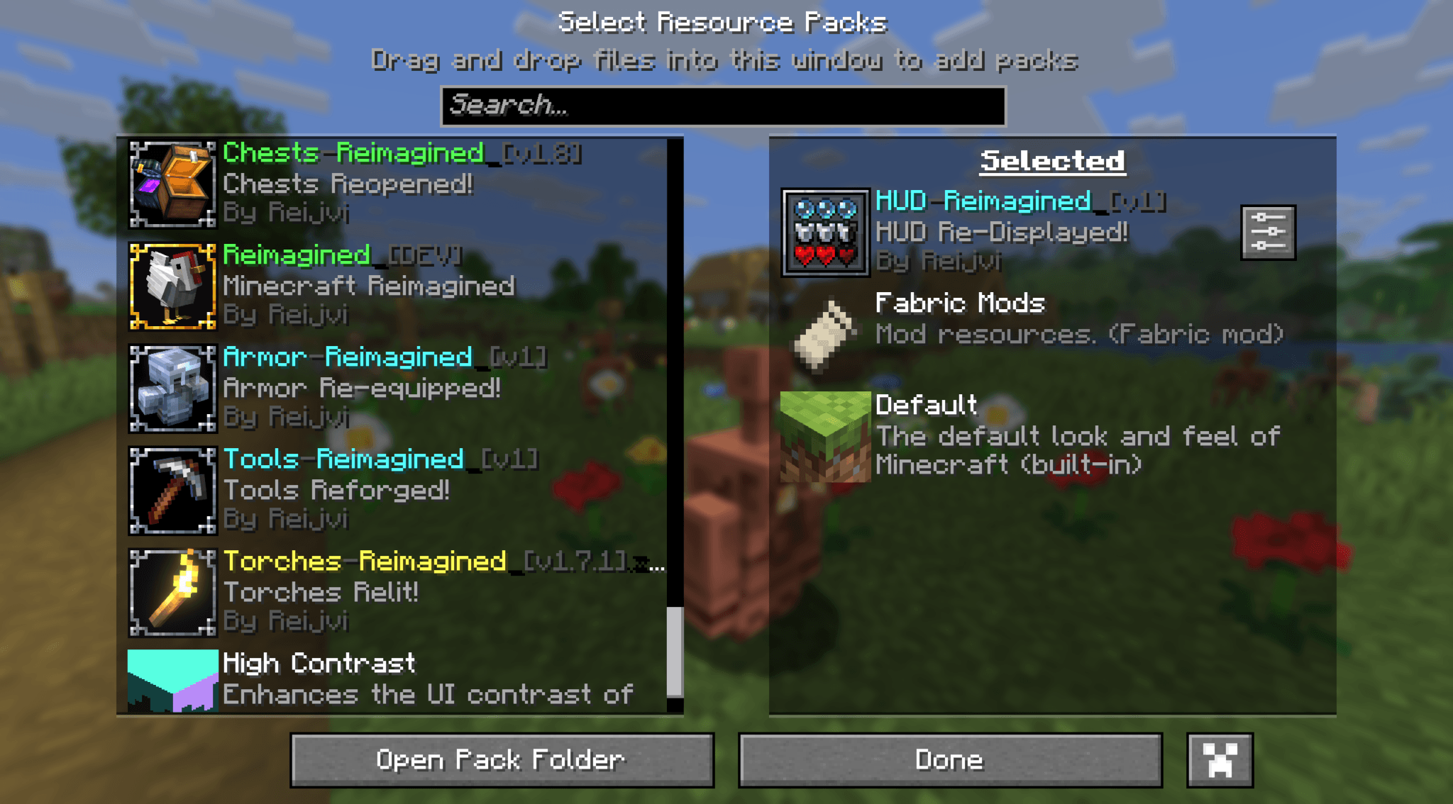 HUD Reimagined - Minecraft Resource Packs - CurseForge