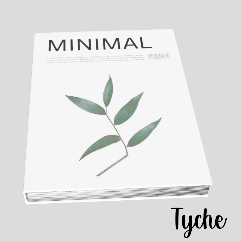 Minimal book deco