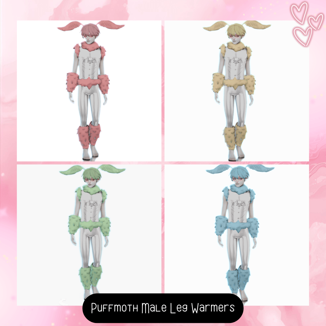Curious and fluffy leg warmers for your 'Not So Human' Sims that comes in 24 color swatches!