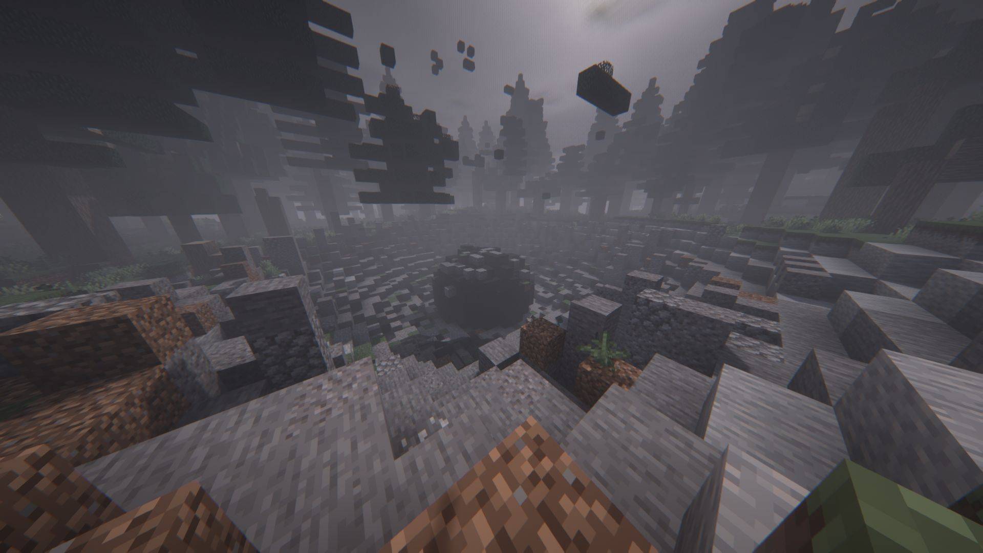 An unknown object has fallen from the sky, go check it out.
