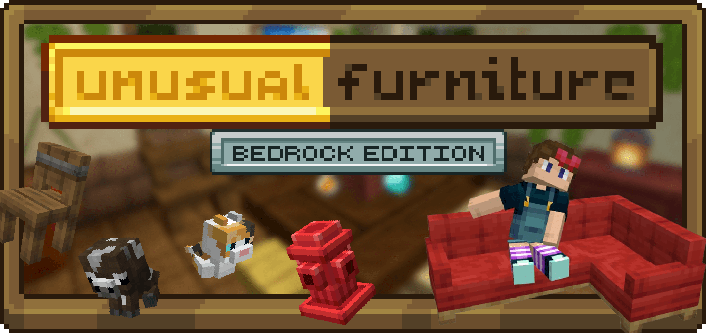 تحميل مود أثاث ماين كرافت بتصميم فانيليا