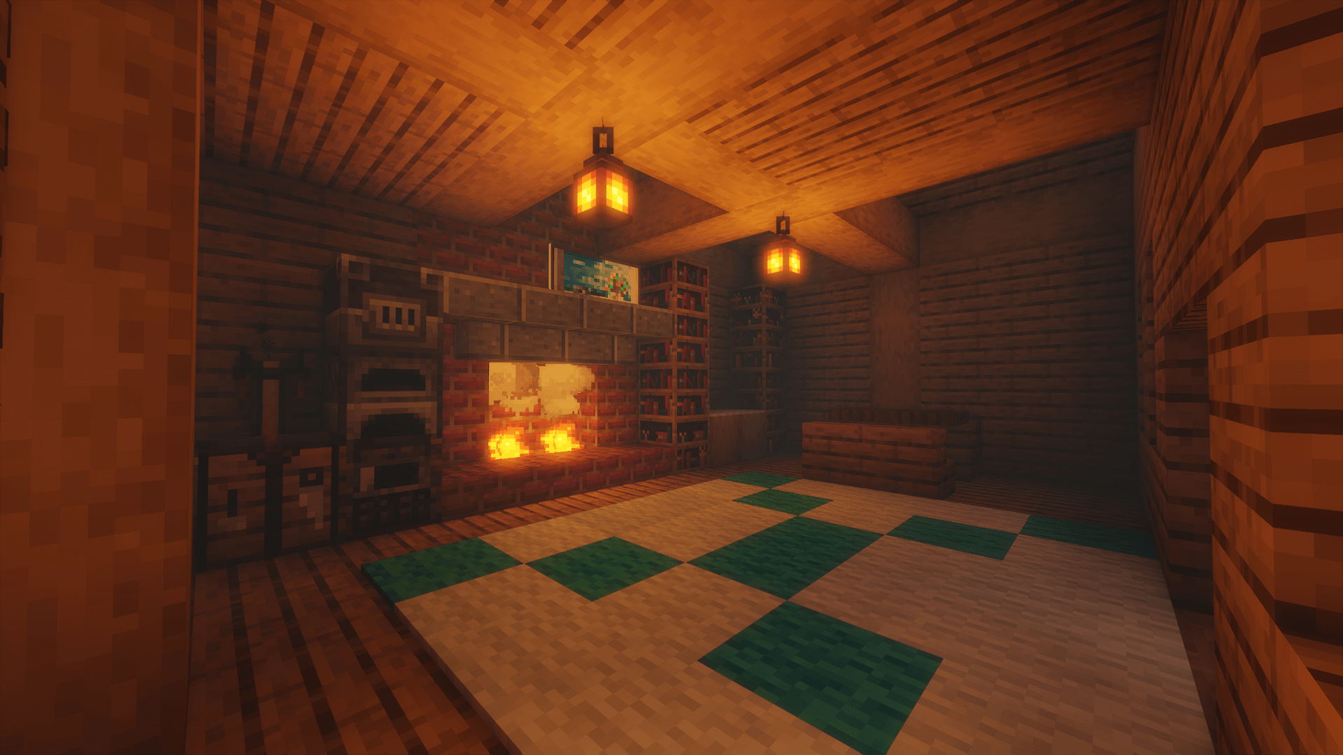 A cozy cottage (Sildur's Vibrant Shaders v.151 High-MB)