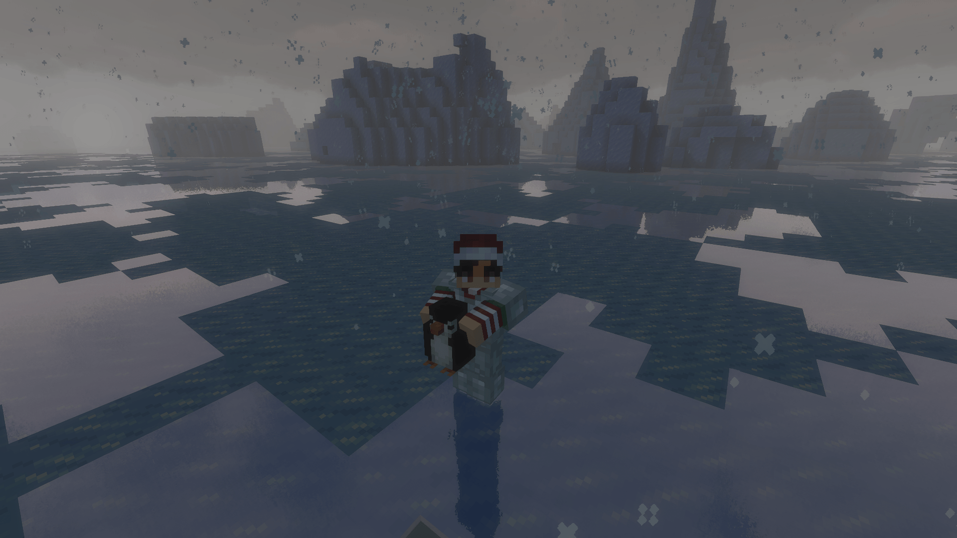 Me holding a penguin (Sildur's Vibrant Shaders v.151 High-MB)