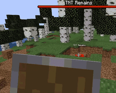 A weak boss that shoots TNT at you