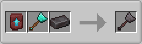 Thumbnail Use the smithing table to make a netherite excavator