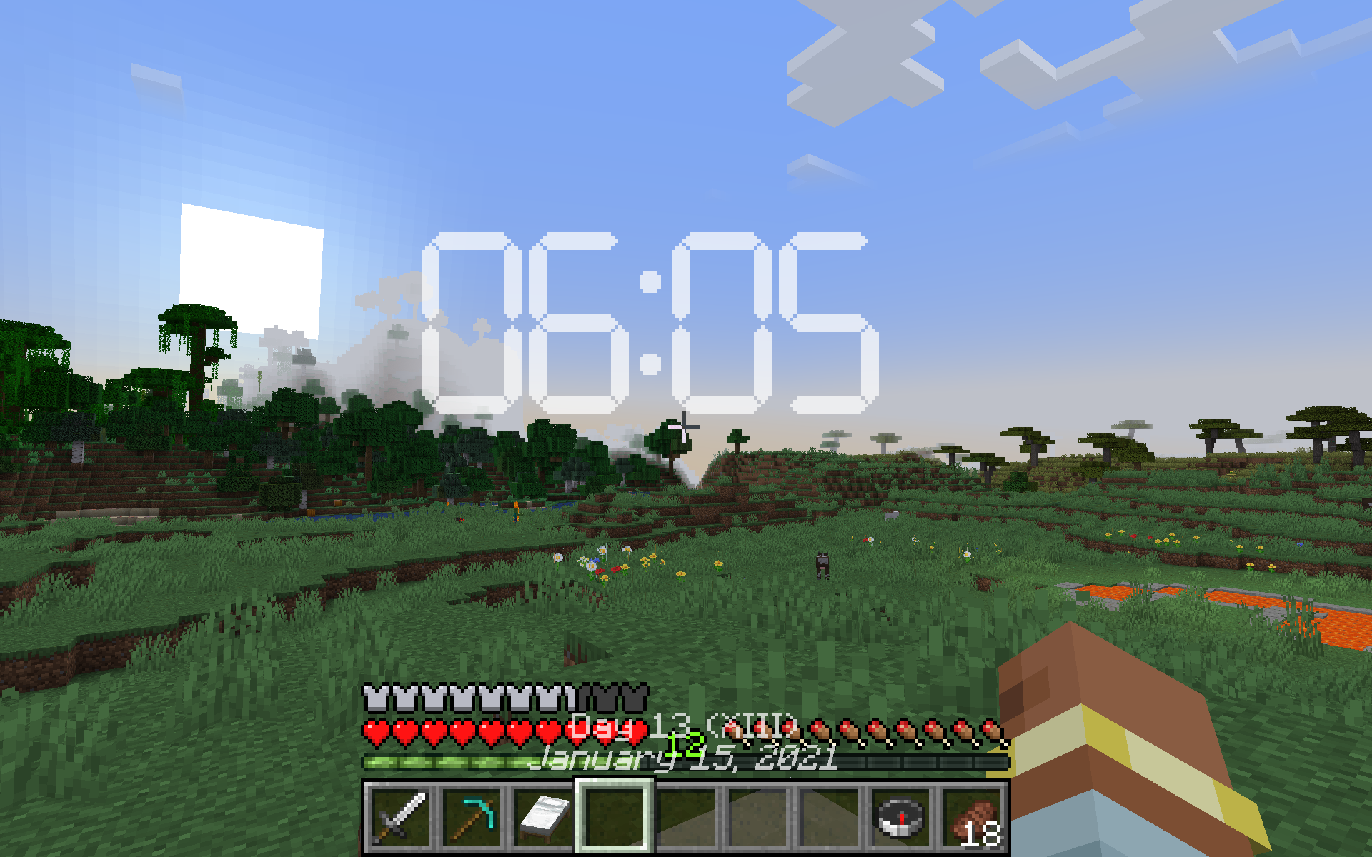 Optional "flashing", mind the centering it can be adjusted as well.