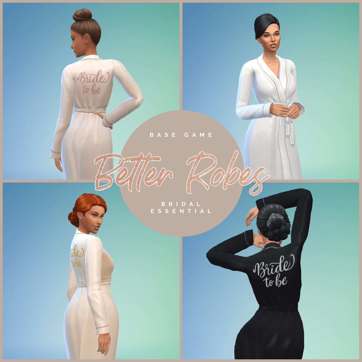 Better Robes - Bridal Essential - The Sims 4 Create a Sim - CurseForge