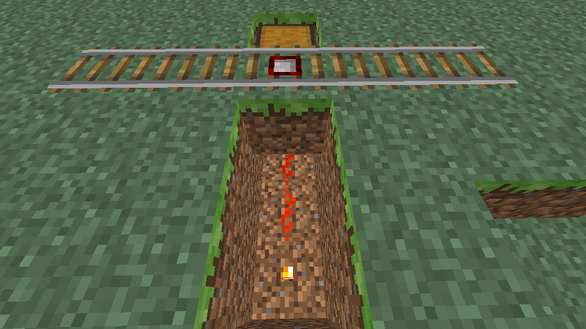 <p>To make a dropoff point into a retrieval point, apply power underneath the detector rail. This can be toggled for redstone circuitry.</p>
