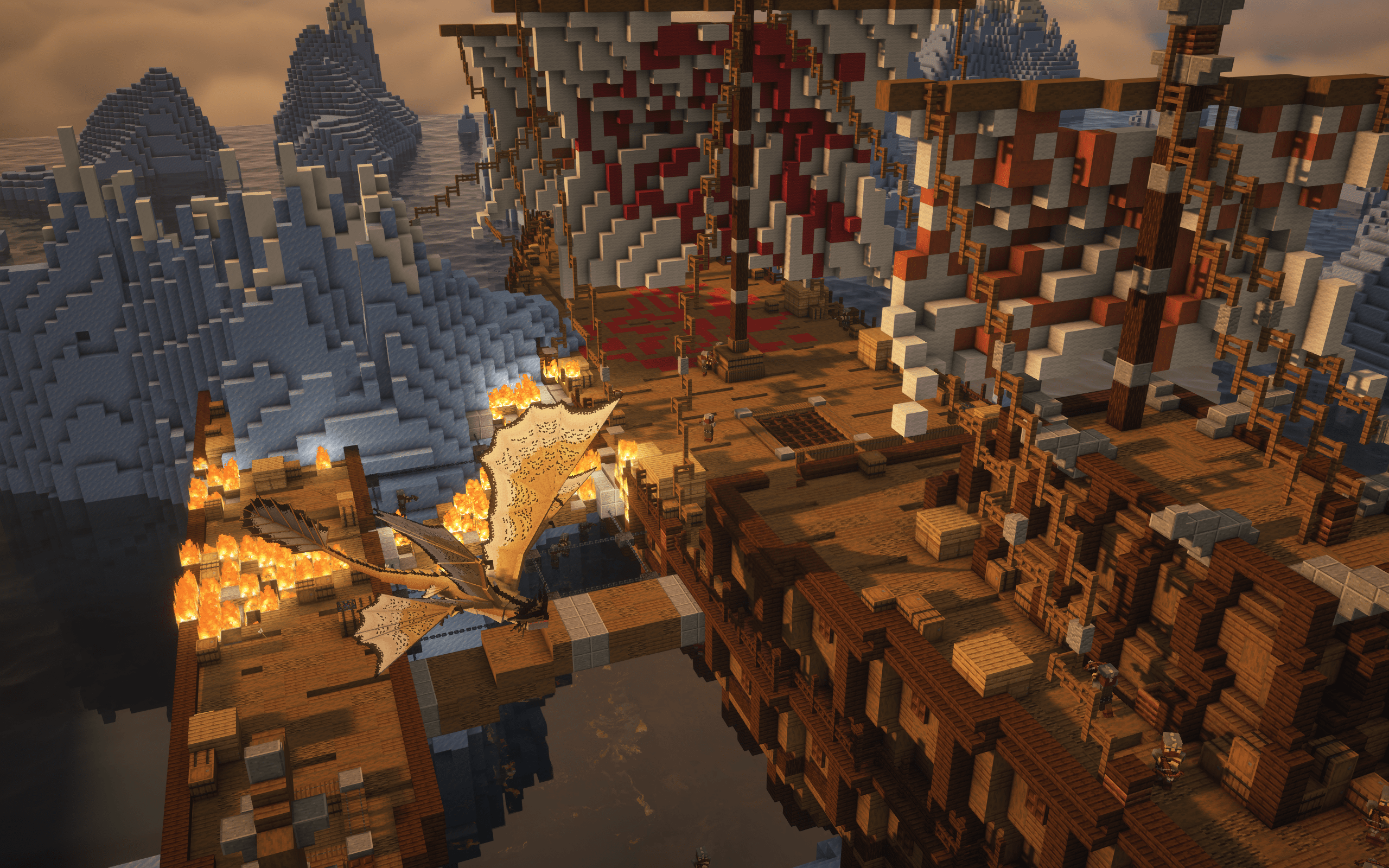 Thumbnail Dragon Hunter Flag Ship under seige