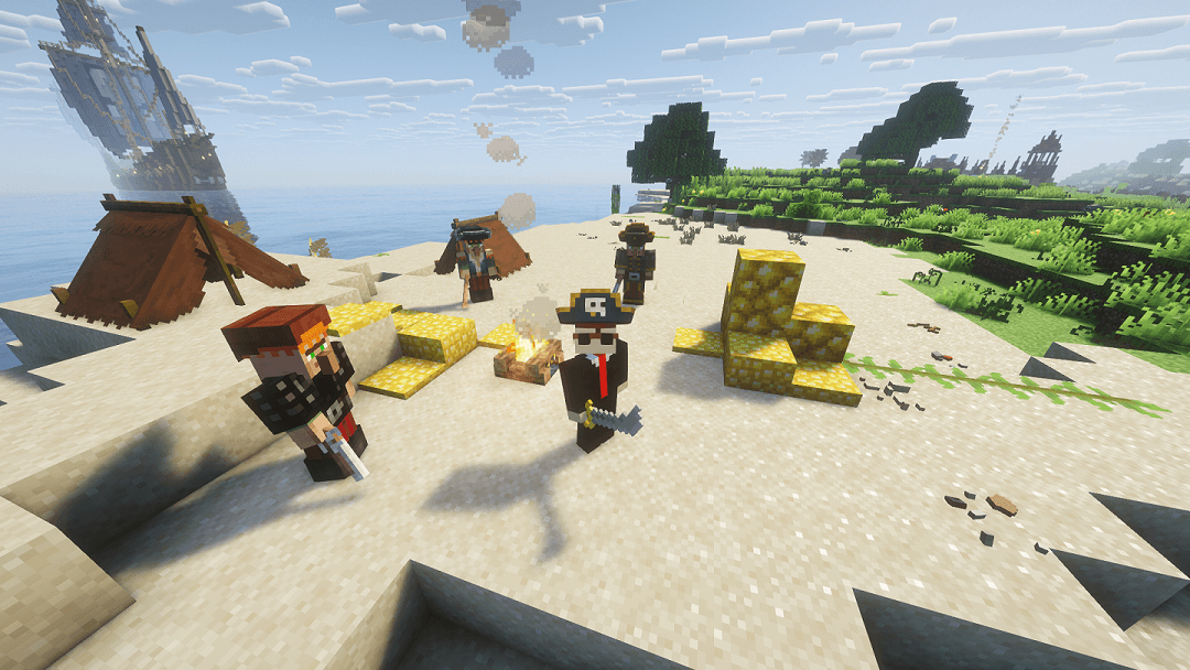 Pirates on a Boat game screenshot