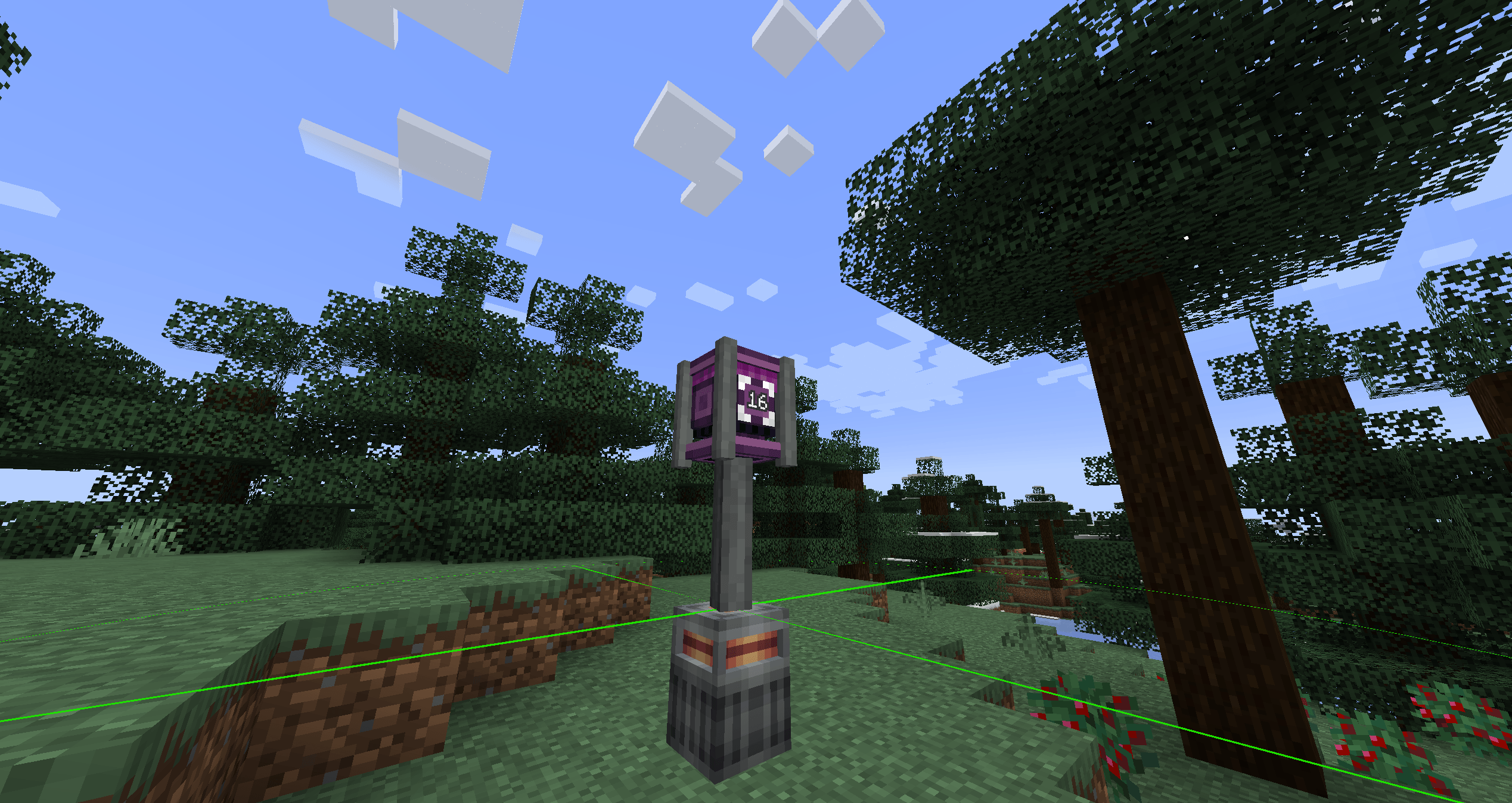 If you shift+right click you can see the radius of the mob protection