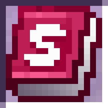 The Squish Manual is given upon spawn in a world and will guide you through all the features and crafting recipes for the items of the mod.