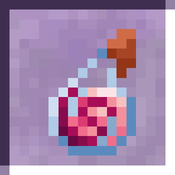 Squish Essence is a magical concoction to make Squish Candy. Pop in a Hardened Sugar Shard into a Brewing Stand with 3 water bottles and some blaze powder, and you are on your way to CUTENESS!