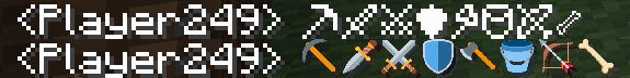 Emojis in chat with and without ressource pack
