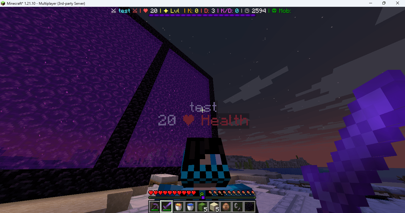 Player Health Display - Gallery - Minecraft Data Packs - CurseForge