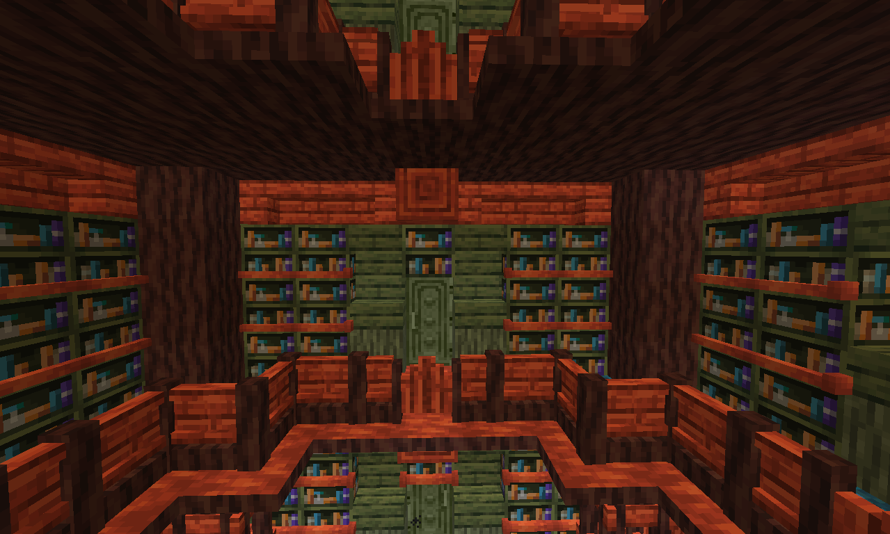 Thumbnail Luci's office plans- making full use of the International Orange redwood textures!
