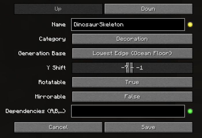 Structure Information