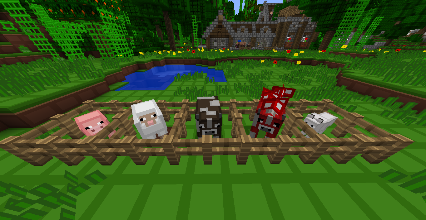 Some of the passive mobs