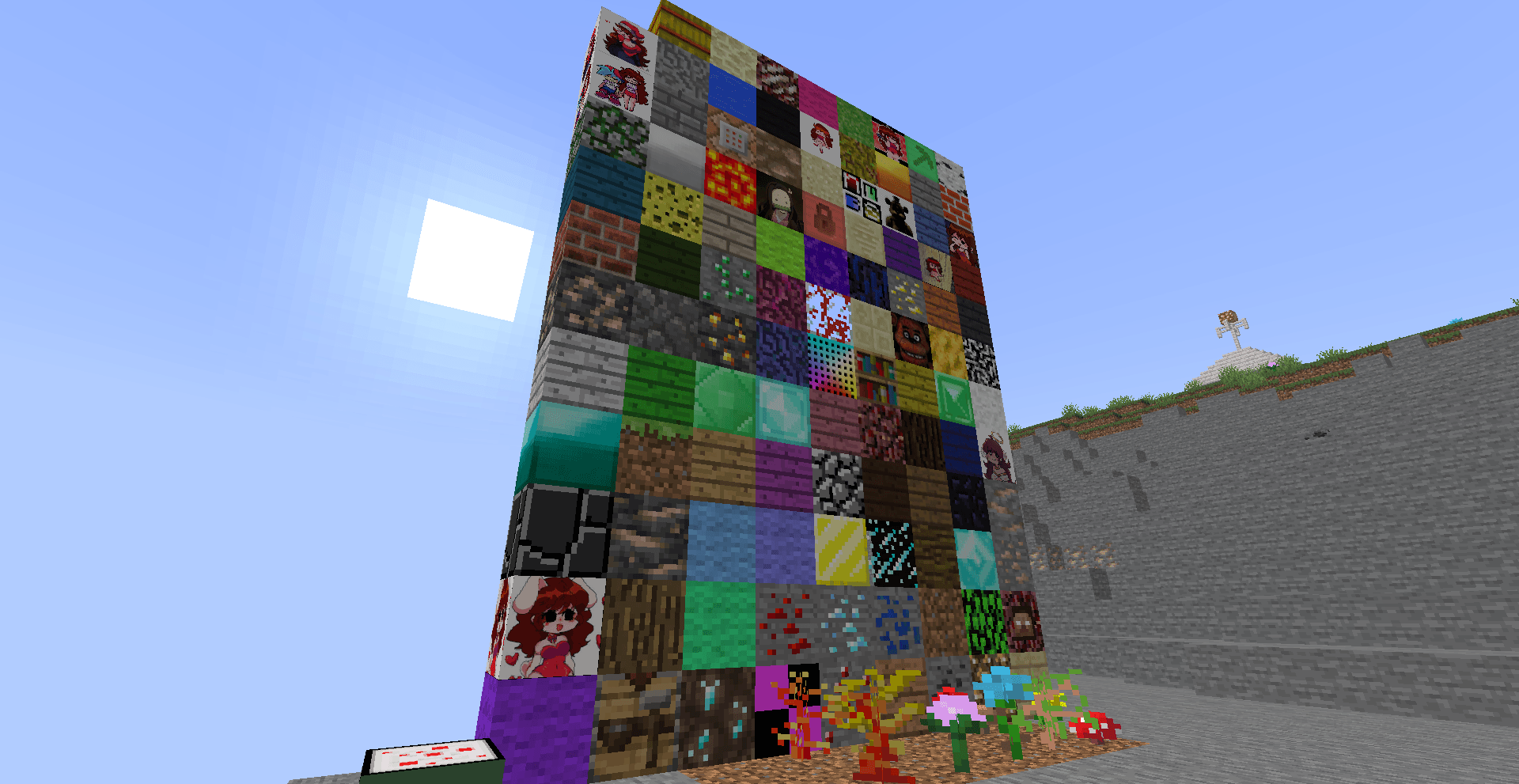added old blocks so people can be creative and make classic builds as well as adding other fun stuff the fnaf blocks jumpscare you btw