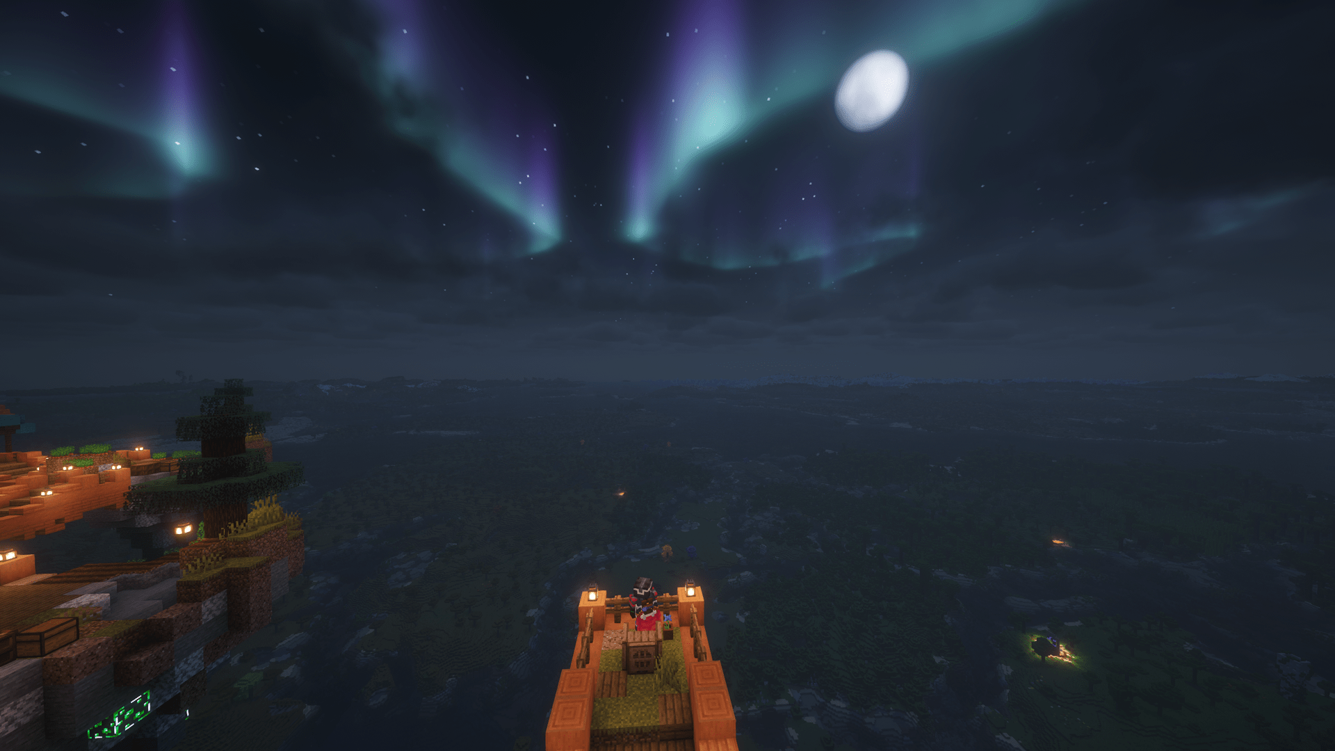 Sky villages + shaders