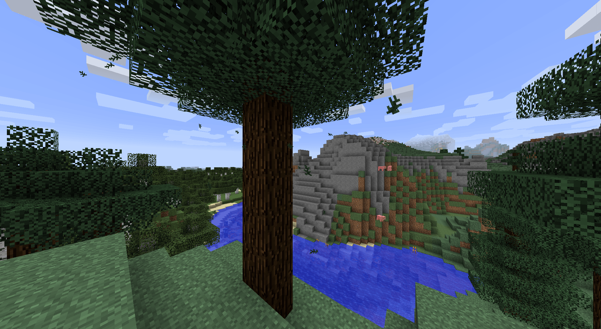 Thumbnail Coniferous trees, like Spruce and other modded trees, also have a different particle texture